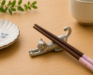 Tokyo Tin Cat Chopstick Rest