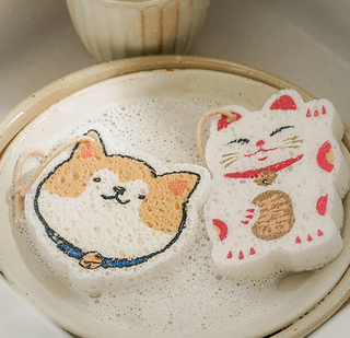 Shimoyama Natural Cellulose Dish Sponge Set – 7 Japanese Designs