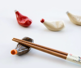 Arita Ware Condiment Bottle Chopstick Rest Set – Set of 4